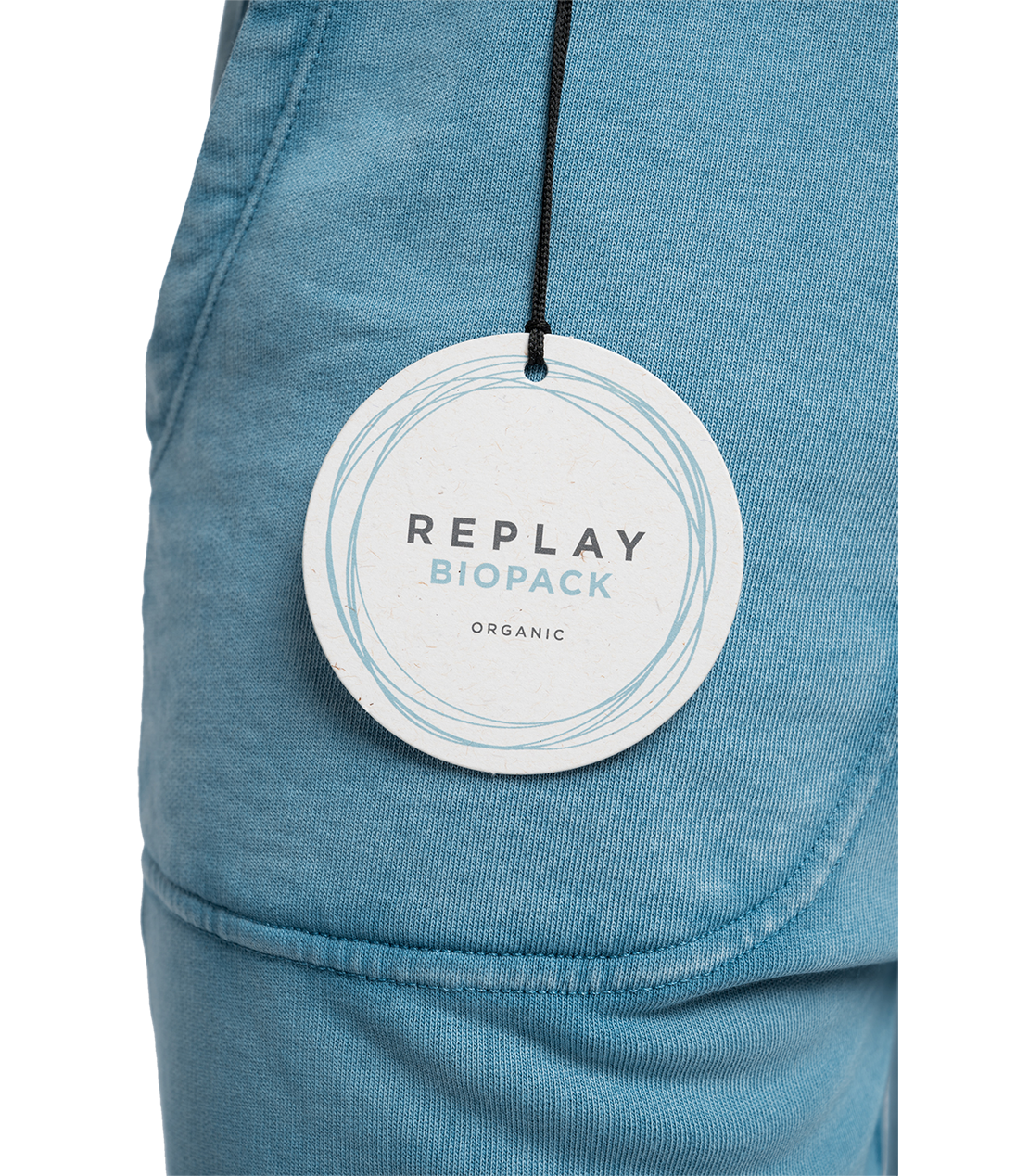 ガーメントダイ オーガニックコットンスウェットショーツ 詳細画像 コバルトブルー 5